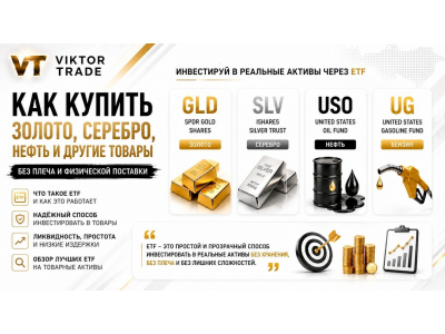 Как купить золото, серебро, нефть и бензин без плеча? 