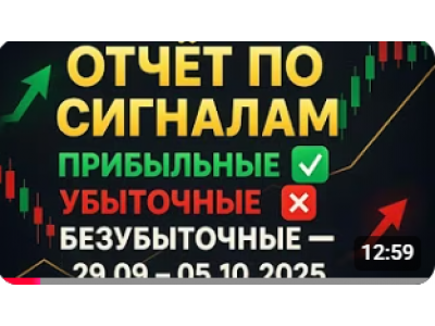 Отчёт по сигналам (прибыльные, убыточные, безубыточные) 29.09-05.10.2025