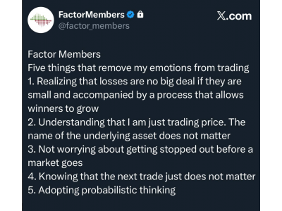 Пять вещей, которые убирают эмоции из моей торговли - Питер Брандт